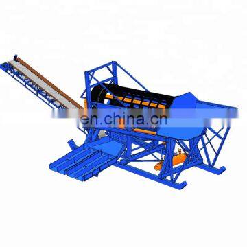 Alluvial gold mining machine gold trommel wash plant mobile