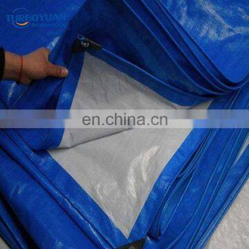 multi purpose blue white reinforced plastic awning tarps PE tarpaulin supplier