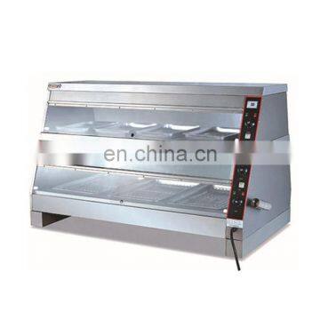 IS-DH-8P Electric Warmer Machine Stainless Steel Display Food Warmer Showcase For Sale