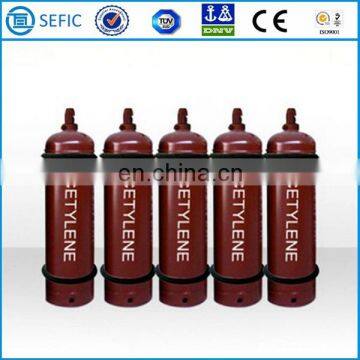 2019 promotional stainless steel gas cylinder ethyne/ alkyne/ welding/ Acetylene gas cylinder for sale