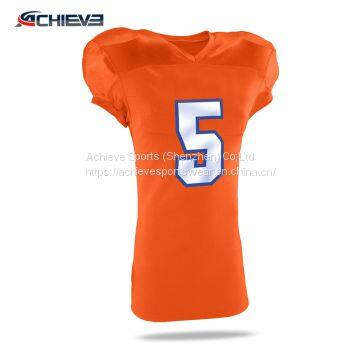 Polyester Material Sublimation Printing American Football Practice Jersey photo-3
