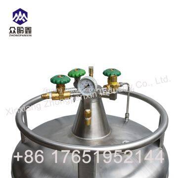 Self-pressurized Cryogenic Storage Tank Ydz-240 Liquid Nitrogen Biological Container Ydz-10~1000L Dewar Flask photo-2