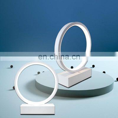 2020 Amazon Hot Sales Art Round Lamp Portable Eye Protection Wireless Rechargeable Study Lamp for Bedroom Decorations photo-2