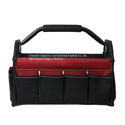 Portable hardware toolkit sample processing custom LOGO collapsible tote tool bag