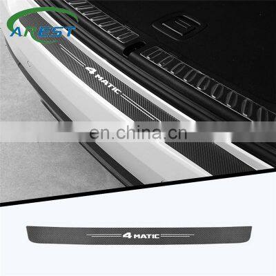 Car accessories Carbon fiber cloth trunk sticker for Mercedes Benz AMG W210 GLC B200 W221 W212 W205 W211 C180 C200 accessories