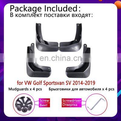 for VW Volkswagen Golf Sportsvan SV 2014 2015 2016 2017 2018 2019 Mudguards Mudflap Fender Mud Flaps Baffle Splash Accessories
