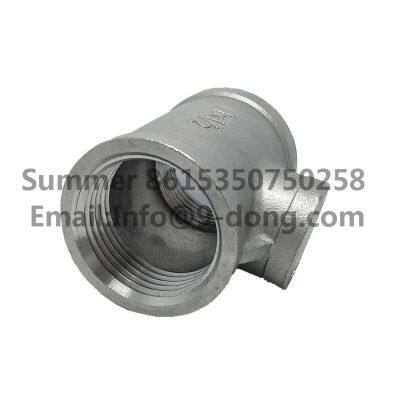 150lb Bsp NPT Stainless Steel Reducer Tee