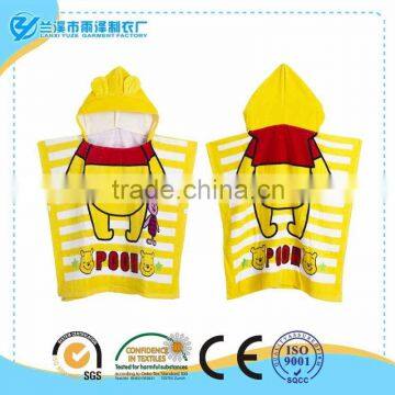 100% cotton children hooded towel