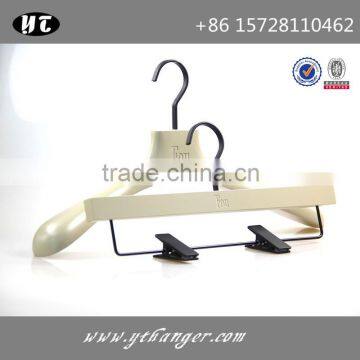 fashional high end wooden hanger and pants hanger for custom