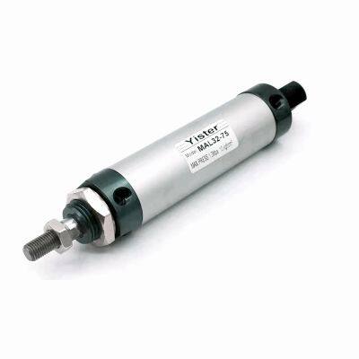 Single Piston Single Acting Aluminum Alloy MAL Series Mini Pneumatic Cylinder With Magnetic photo-3