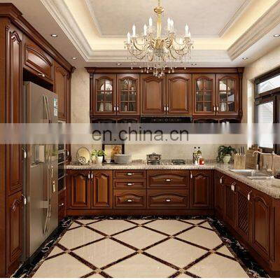 2021 New Anqitue kitchen furniture kitchen cabinets with islands