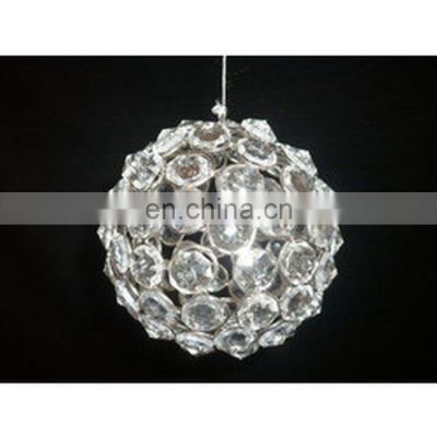 shiny crystal ball hanging for decor