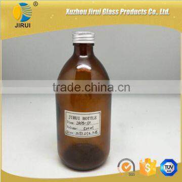 500ml amber pharmaceutical glass bottles