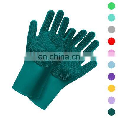 Household Bathroom Use Bath Rubber Safety Pet Grooming Gloves