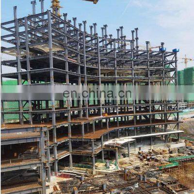 Multi Storey Prefabricated Steel Structure Building Hotel School Office Shopping Mall Construction