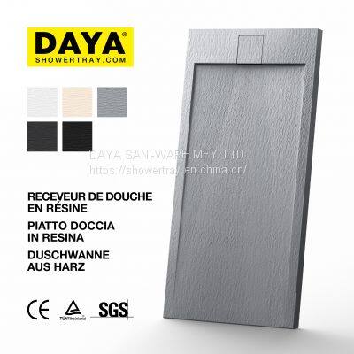 Solid surface Lightweight Shower tray Made In China Non-slip Shower Base