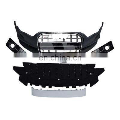 A6 or S6 C7.5 Front bumper fcaelift Audi RS6 BodyKit to A6 S6 C7.5 Car Bumper With grill Car bodykit  2015 2016 2017 2018