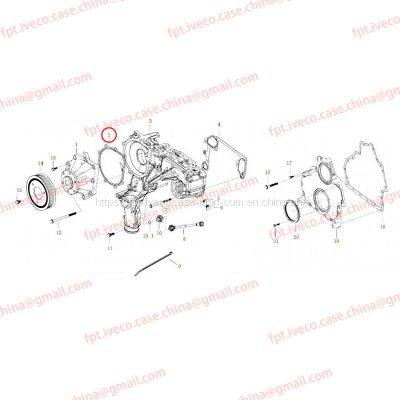 MAN D2066 Water pump gasket 06901-0192