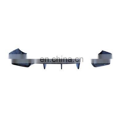 New Design Arrivals TAKD Brand Car Carbon Spoiler Double Vent Lips Rear Diffuser For Mercedes-Benz AMG GT50