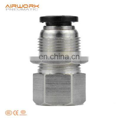 PMF Plastic Bulkhead Fitting Air Automatic Pneumatic PU Tube Fittings photo-5