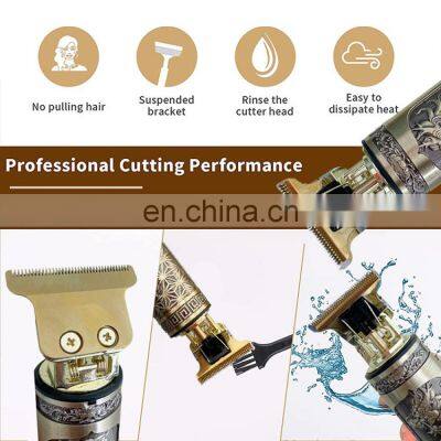 T9 USB Rechargeable Trimmers Man Hair Clippers Hairdressing Shaving Electric Shaver Barber Hair Cutting Machine Trimmer photo-5