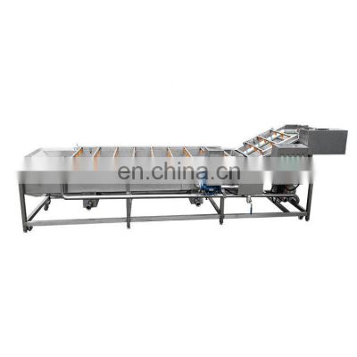 Fruit washer Cleaning machine/Water Bubble Vegetable Washing Machine/Commercial Potato Peeler