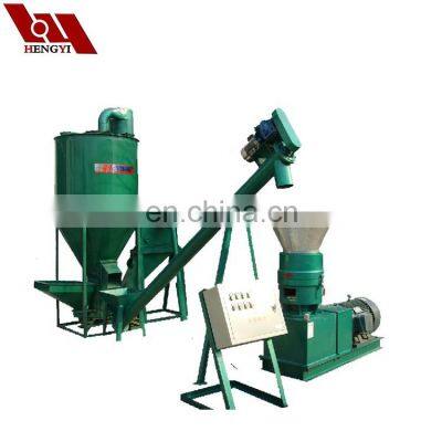 Small Biomass Duck Fish Rabbit Cow Chicken Sheep Animal Sawdust Pelletizer Crusher Colloid Mill Feed Pellet Machine for Sale