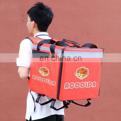 Custom Waterproof Insulated Food Backpack Coffee Hot Big Delivery Bag photo-5