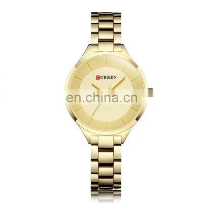 CURREN9015 ladies watch fashion top brand luxury ladies watch stainless steel strap classic bracelet ladies watch