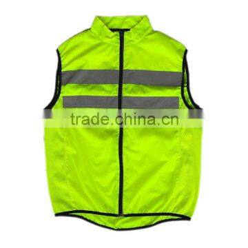 Reflective safety vest harness running vest