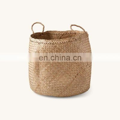 Vietnam supplier Seagrass Storage Basket High Quality Woven Nesting Floor Baskets Cheap Wholesale in bulk