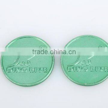 China factory price economic hand metal token coin