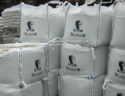 4 Panel Baffle FIBC Jumbo Bags 1.5 Tons Bulk Sacks Custom Color For Loading