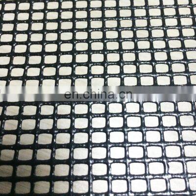 9*9 Toiles de mailles en tissu PVC enduit, bâches de protection solaire noires pour clôtures, arrière-cours et travaux de construction photo-4