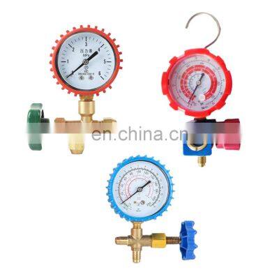 Freon Refrigeration Air Conditioning Single Digital Pressure Gauge  sight glass handle hvac gauge manifold