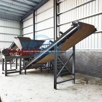 plastic bottle shredding waste rubber tyre tire double shaft shredder scrap metal shredder machine