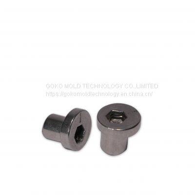 OEM factory CNC automatic lathe machining stainless steel riveting stud precision fasteners