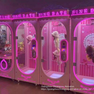 Guangzhou Chuangyou Animation Pink Scissor Machine Cutting Big Doll Doll Machine photo-2