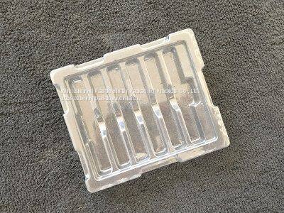 transparent customized PET blister trays recycable blister packing stock plastic containers blisters supplier