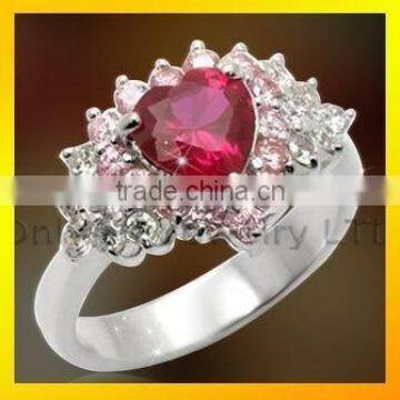 wholesale fashion jade 925 sterling silver ring