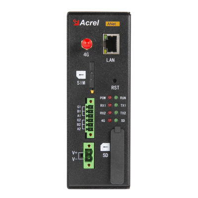 Acrel Intelligent communication management machine ANet-1E1S1-4G/LR Upstream Methods:Ethernet,4G communication Downstream Methods: RS485,LRcommunication