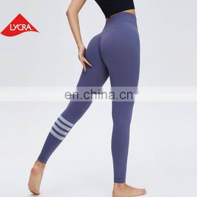 High Quality Custom Logo Butt Lift women Workout Sports Gym Wear Seamless Full Booty Scrunch Butt Fitness Leggings