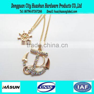 New Arrival Zinc Alloy Blue Enamel Rudder photo-2