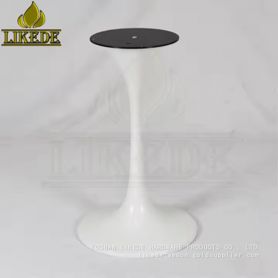 White Metal Trumpet Table Leg and Tea Table Leg Coffee Table Leg photo-2