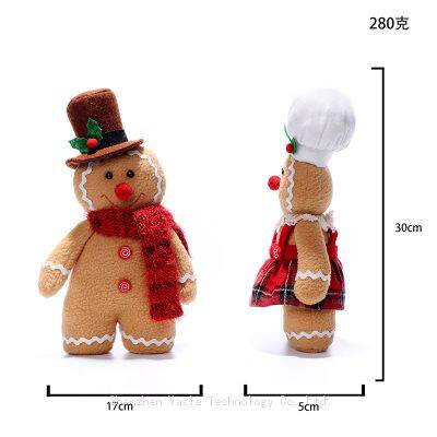 High-Quality Wool Gingerbread Dolls - Wholesale for European-Style Christmas Decor & Trade