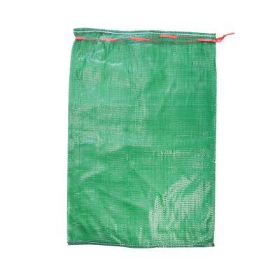 Factory Direct Supply Reusable Breathable Fruit Mesh Bag PP Material Drawstring Handle Ginger Garlic Onion Vegetables Industry photo-5