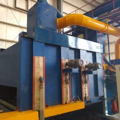 Automatic Direct Shot Blasting Machine Customized Frame H-beam H-beam Drum Conveyor Shot Blasting Machine photo-4