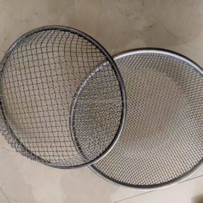 New Arrival 30cm Diameter Circular Mesh Sieve 4mm Stainless Steel Wire for Agriculture Factory Processing Service for Filters photo-5