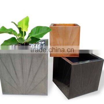 High quality best selling eco friendly Square Zinc flower vase from Viet Nam