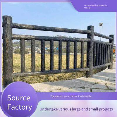 конкретные имитации деревянных перил, готовые к установке имитации каменных и имитации коры поручни для парков и туристических зон, имитации деревенских лоз на тропах для восхождения на горы